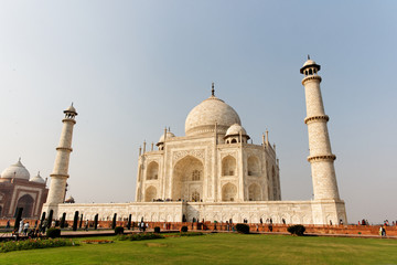 Fototapeta na wymiar Taj Mahal Inde Agra
