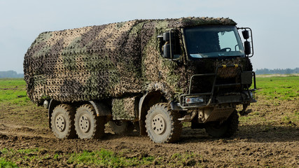 Military truck.