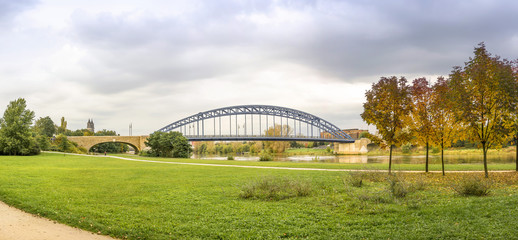 Fototapeta premium Sternbrücke Magdeburg