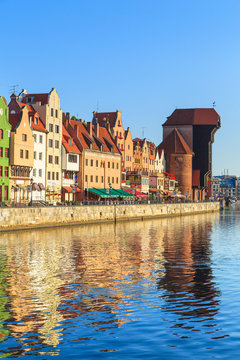 Cityscape of Gdansk in Poland