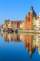 Fototapeta na wymiar Cityscape of Gdansk in Poland