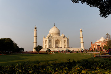 Fototapeta na wymiar Agra et son Taj Mahal