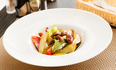 meat with potatoes