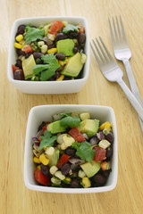 Black bean avocado salad