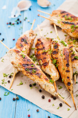 Chicken skewers