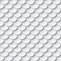 White geometric background.