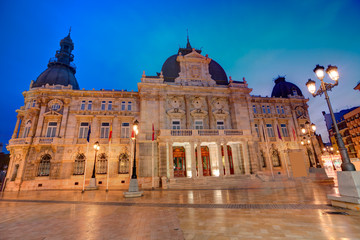 Fototapeta premium Ayuntamiento de Cartagena Murciacity hall Spain