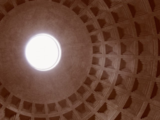 Retro look Pantheon Rome