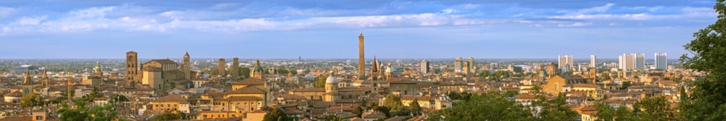Fototapeta na wymiar Panoramic view of Bologna - italy