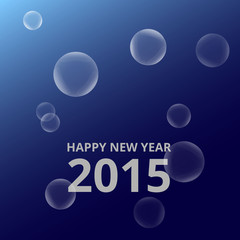 Happy New Year 2015. Abstract New Year's wishes