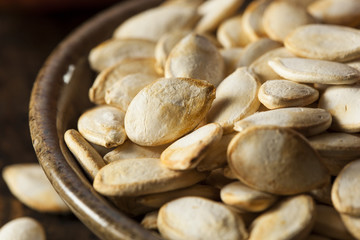 Roasted Salty Pumpkin Seeds