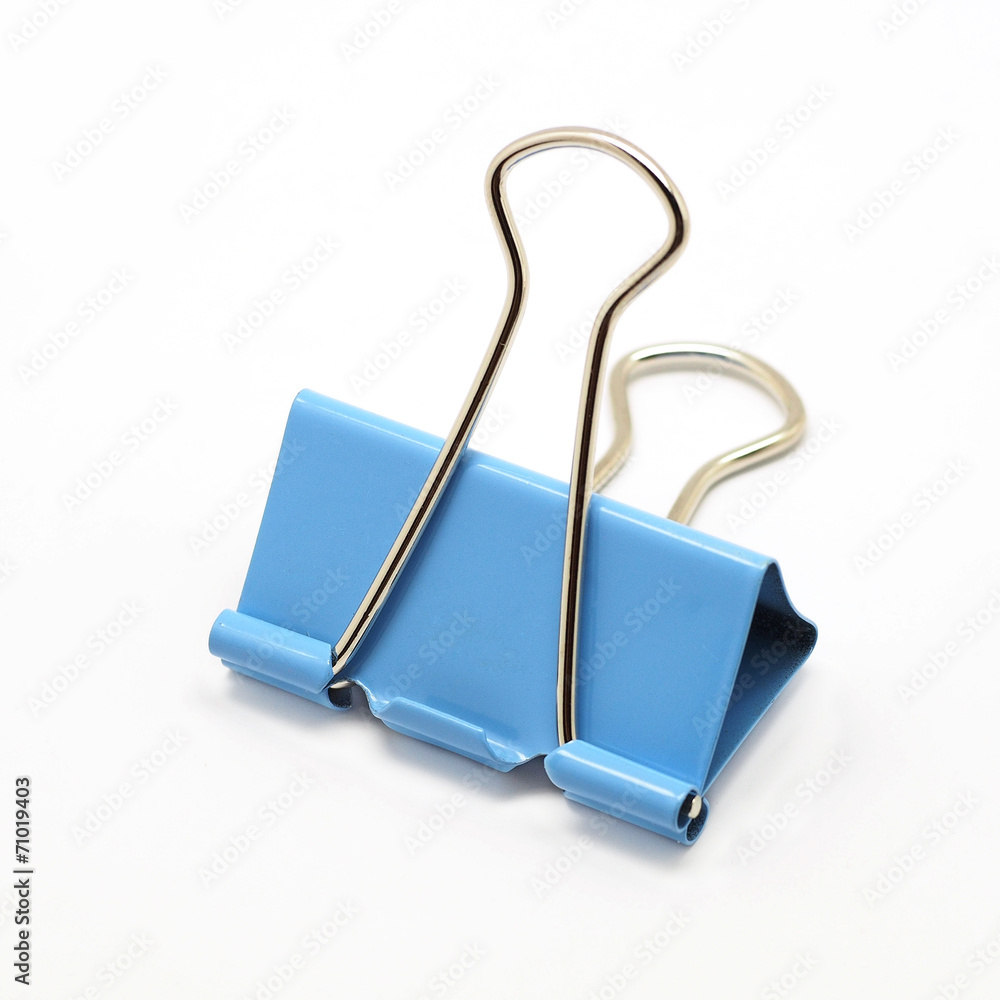 Wall mural binder clip