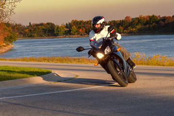 motorcycle rider - 71021688