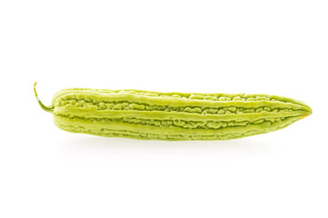 Bitter melon isolated on white background
