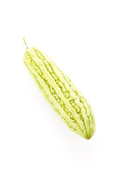 Bitter melon isolated on white background