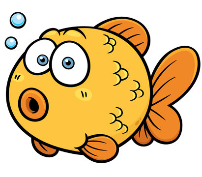 Vector illustration of Goldfish