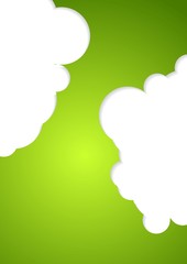 Abstract green corporate design
