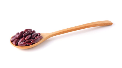 Red beans kidney isolated on white background