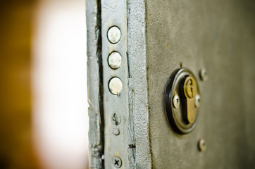keyhole and lock