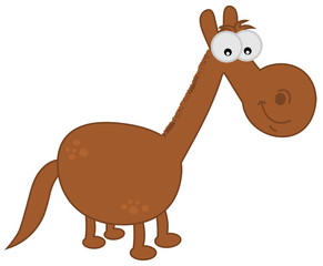 a horse cartoon