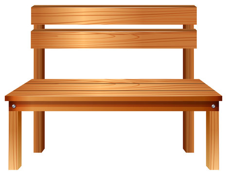 A smooth wooden furniture