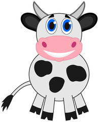 a smiling cow