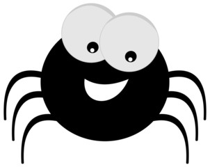 a smiling spider