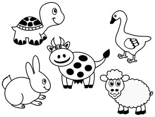 representation of a group of animals