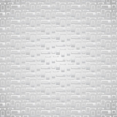 Silver Rounded Corner Rectangle Pattern on Pastel Background