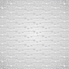 Silver Rounded Corner Rectangle Pattern on Pastel Background