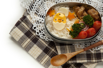 Lunch of chick motif