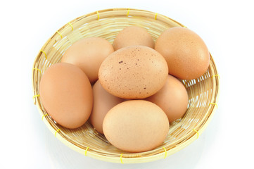 Eggs On Basket