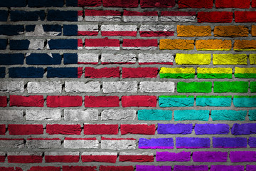 Dark brick wall - LGBT rights - Liberia