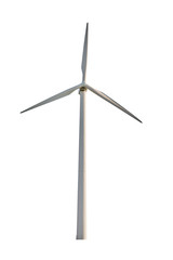 wind power generator on white