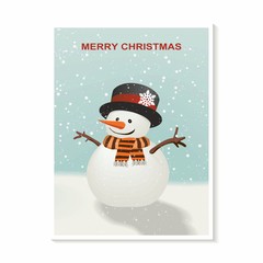 Christmas greeting card.