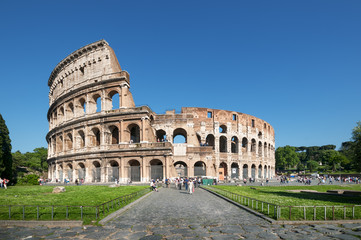 Naklejka premium Koloseum w Rzymie - Włochy