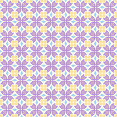 Fototapeta premium Purple Claw of Crab and Circle and Triangle and Swirl Pattern