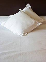 Fototapeta na wymiar Sweet Dreams embroidered on pillows