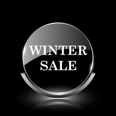 Winter sale icon