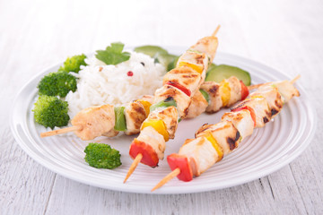 chicken barbecue kebab