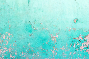 Old paint stucco wall background or texture