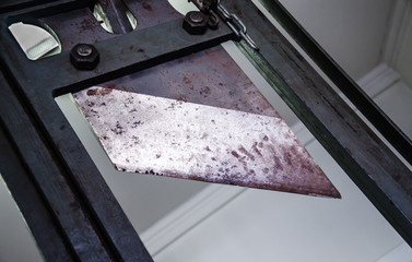 letzte Guillotine Deutschlands
