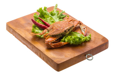 Boiled crab