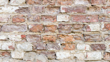 Background texture of a old brick wall
