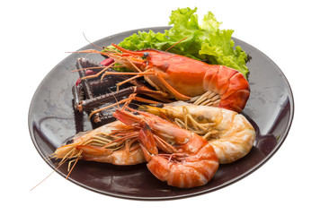 Giant Freshwater Prawn and king prawns