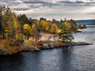 Fototapeta na wymiar Autumn in Lapland