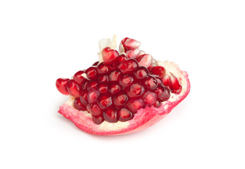 Ripe pomegranate fruit