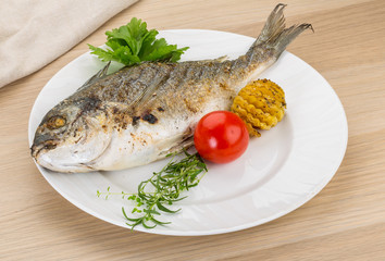 Grilled dorado