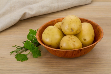 Raw potatoes