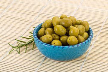 Green olives